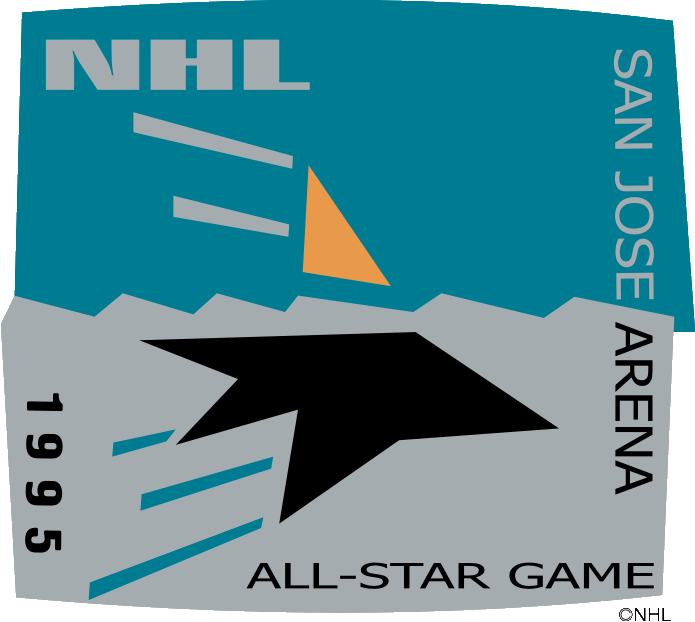 NHL All-Star Game 1994-1995 Unused Logo vinyl decal